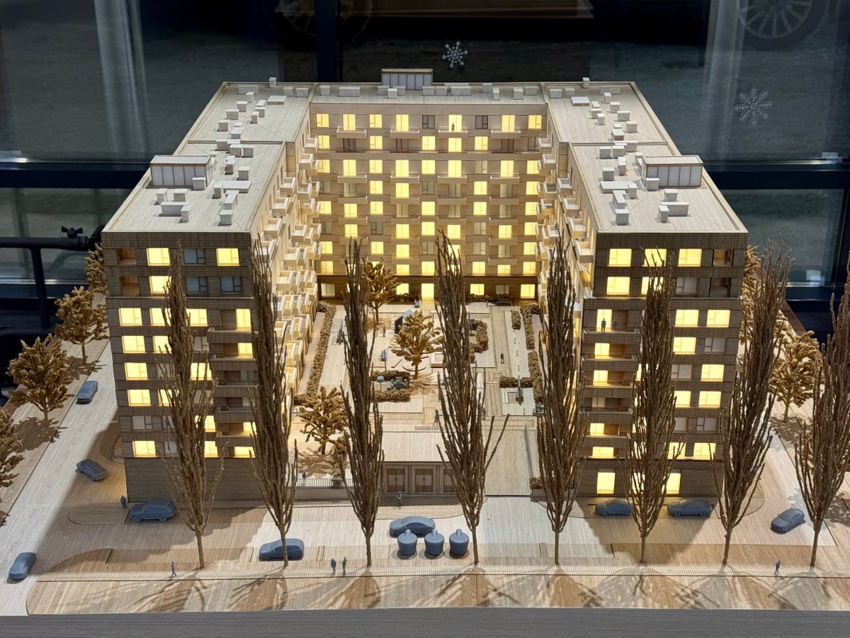 Макет ЖК "Меланж" компании "Мой Дом"