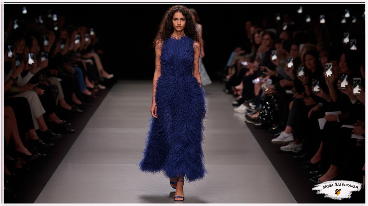 Меховое платье