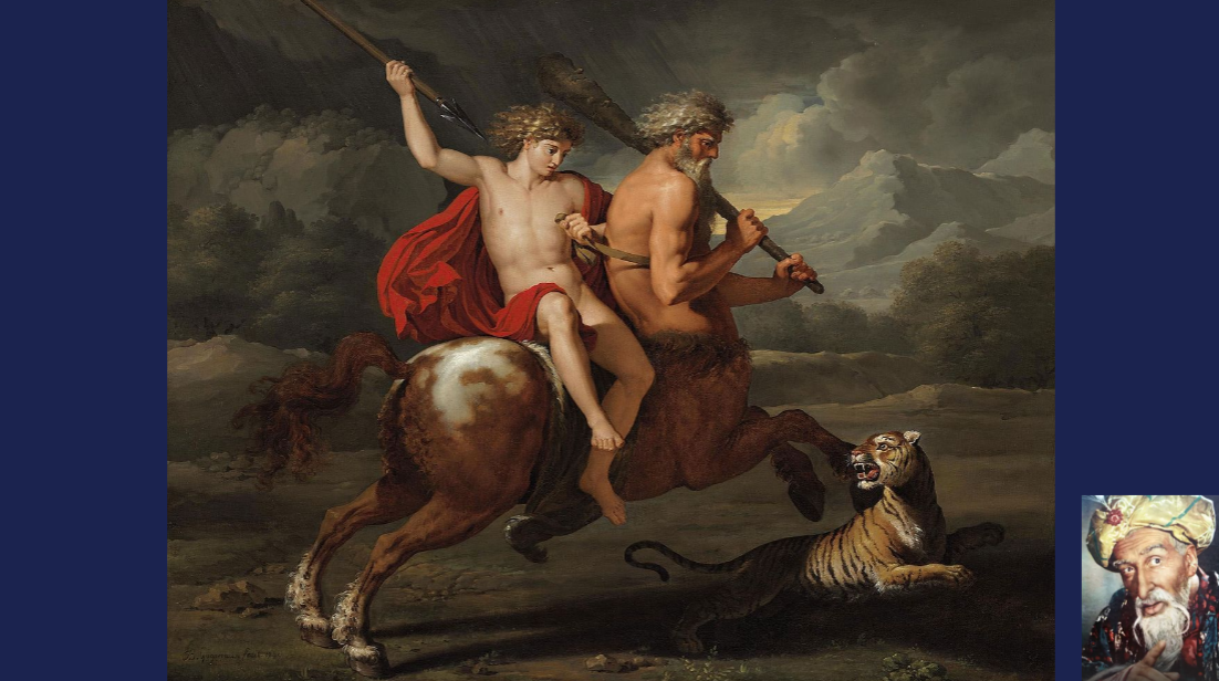 Бенинь Ганьро «Воспитание Ахилла (Ахилл и Хирон)»