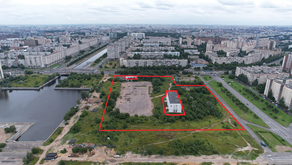 Автор фото: Пресс-служба "ДОМ.РФ". Земельный участок на намывных территориях Васильевского острова в Петербурге, переданный Фонду поддержки социальных инициатив ПАО "Газпром".