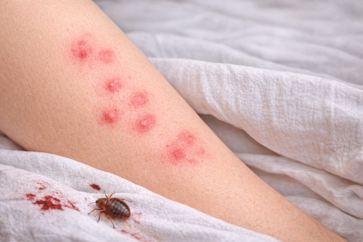 Укусы клопов