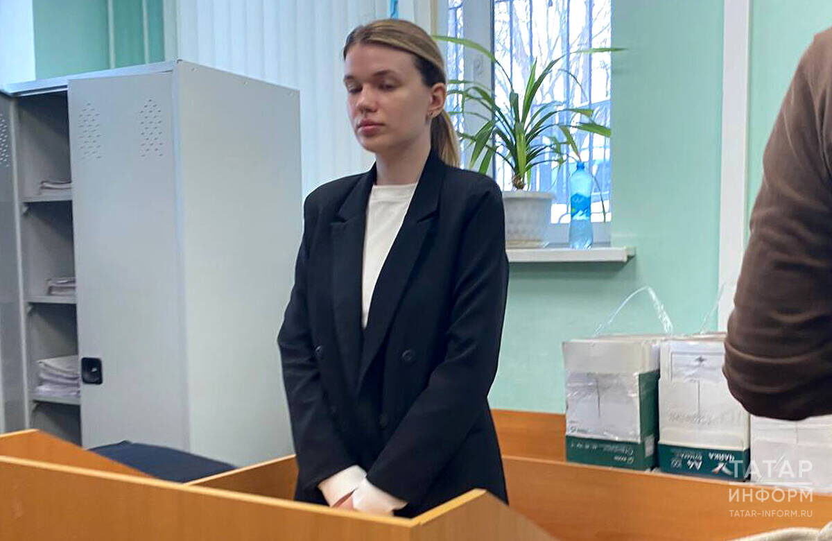 Екатерина Парухина, по версии следствия, участница мошеннической схемы, в которой под видом модельного агентства клиентам агрессивно навязывали покупку обученияФото: © Кирилл Гумиров /«Татар-информ»