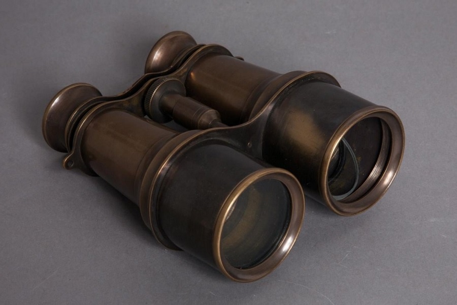 Бинокль викторианской эпохи, которым мог пользоваться Ч. Дарвин во время кругосветного путешествия на корабле 1831-1836. Из коллекции Дарвиновского музея