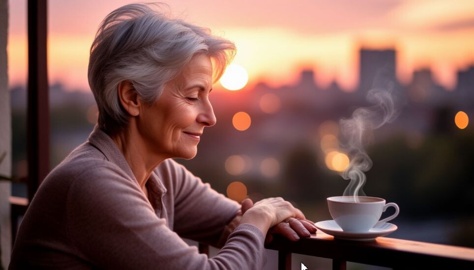 Она вышла на балкон. Он ждал сорок лет.