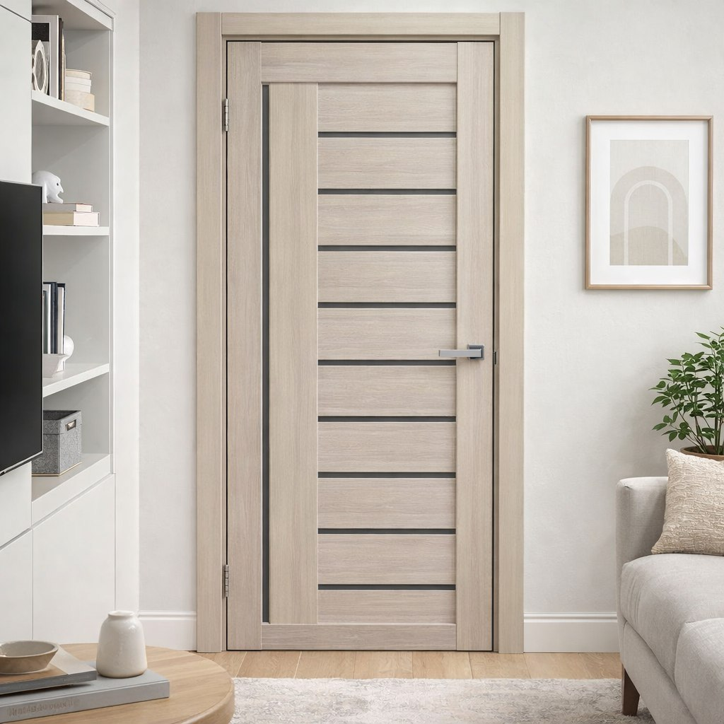 Дверь с покрытием экошпон.