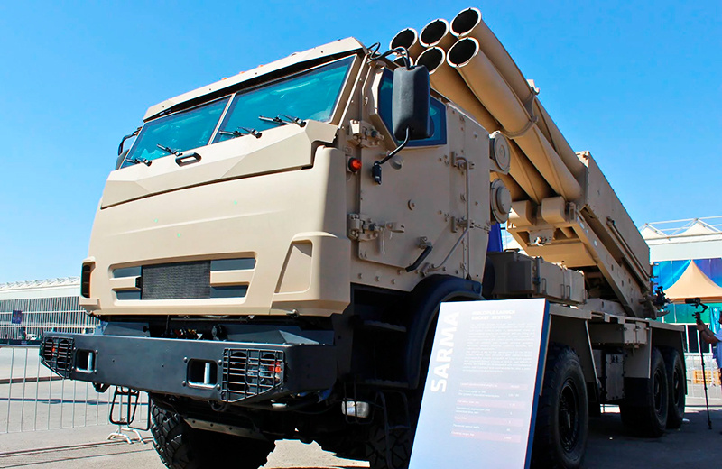 РСЗО «Сарма» – Россия представила высокоточный аналог HIMARS на выставке в Эр-Рияде