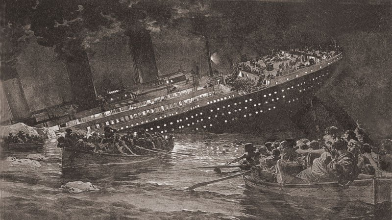  / Фортунино Матания The death of the Titanic / Гибель Титаника