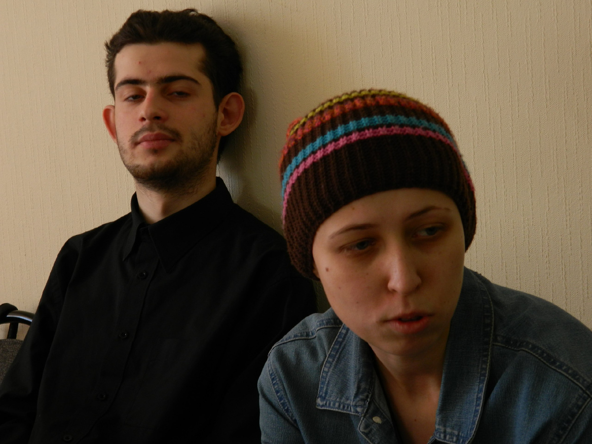 5 курс , кафедры теологии . Евгения Саженцева, Кирилл Поморцев , ныне священник 