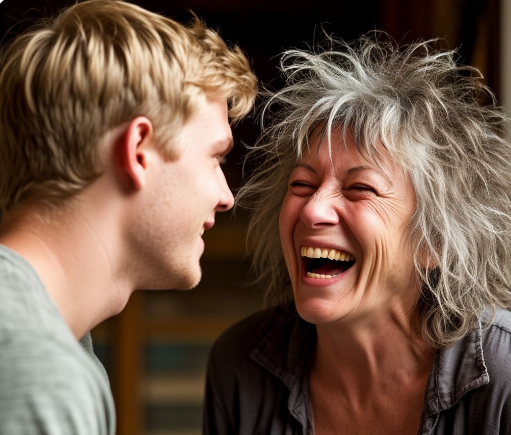 Саша и странная пожилая женщина