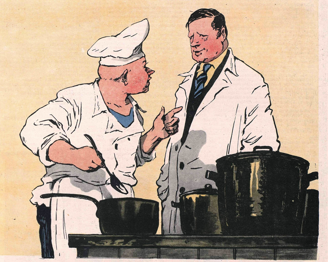 Художник В.Коновалов журнал "Крокодил" №11 1951