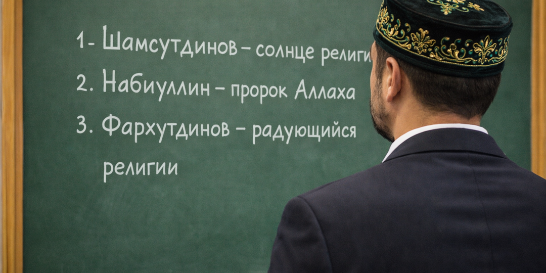 Что значит твоя татарская фамилия с арабского? Собрали список из 130 фамилий