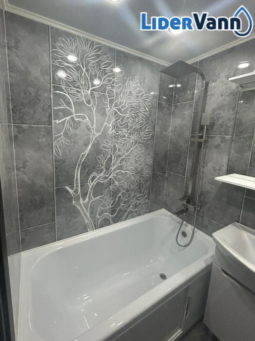 ПВХ-панели в ремонте ванной комнаты