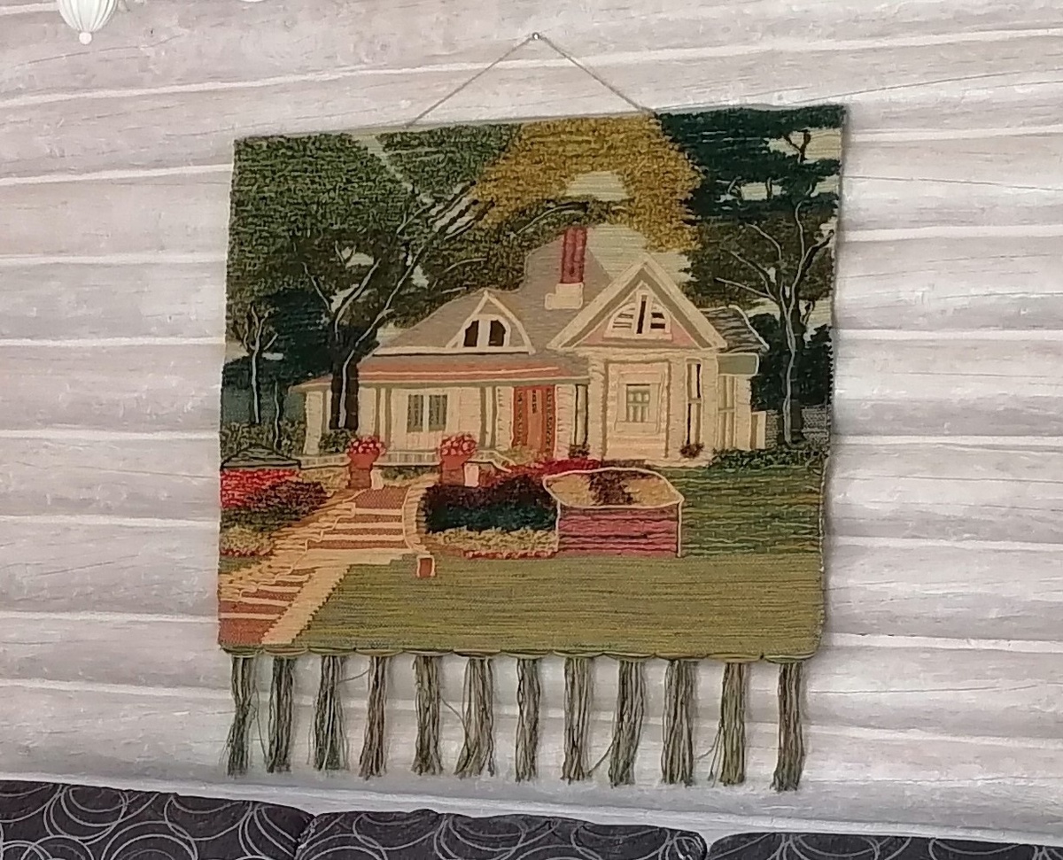 Панно шерстяное индийского производства.