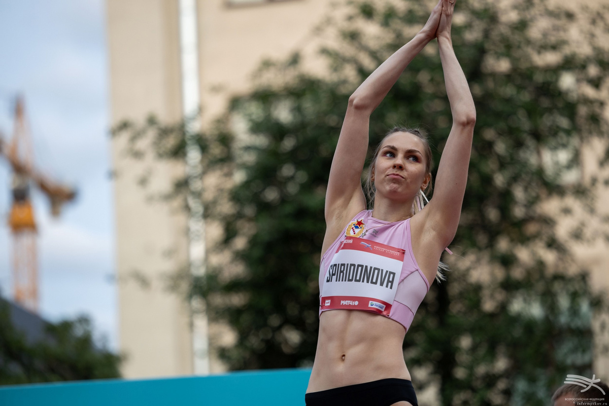 Двукратная чемпионка России по лёгкой атлетике в помещении Наталья Спиридонова. Фото: ВФЛА