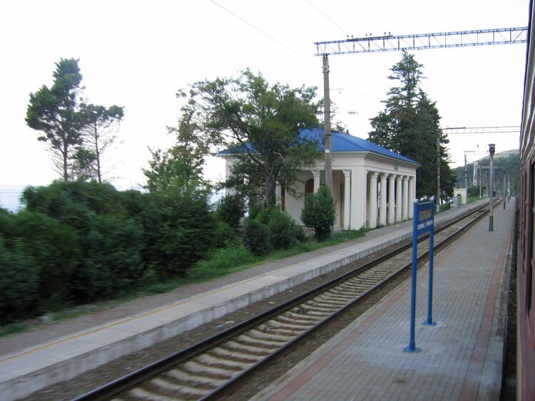 Здание станции "Водопадный" до реконструкции.