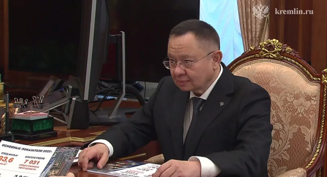    Ирек Файзуллин. Фото: скриншот из видео пресс-службы Кремля