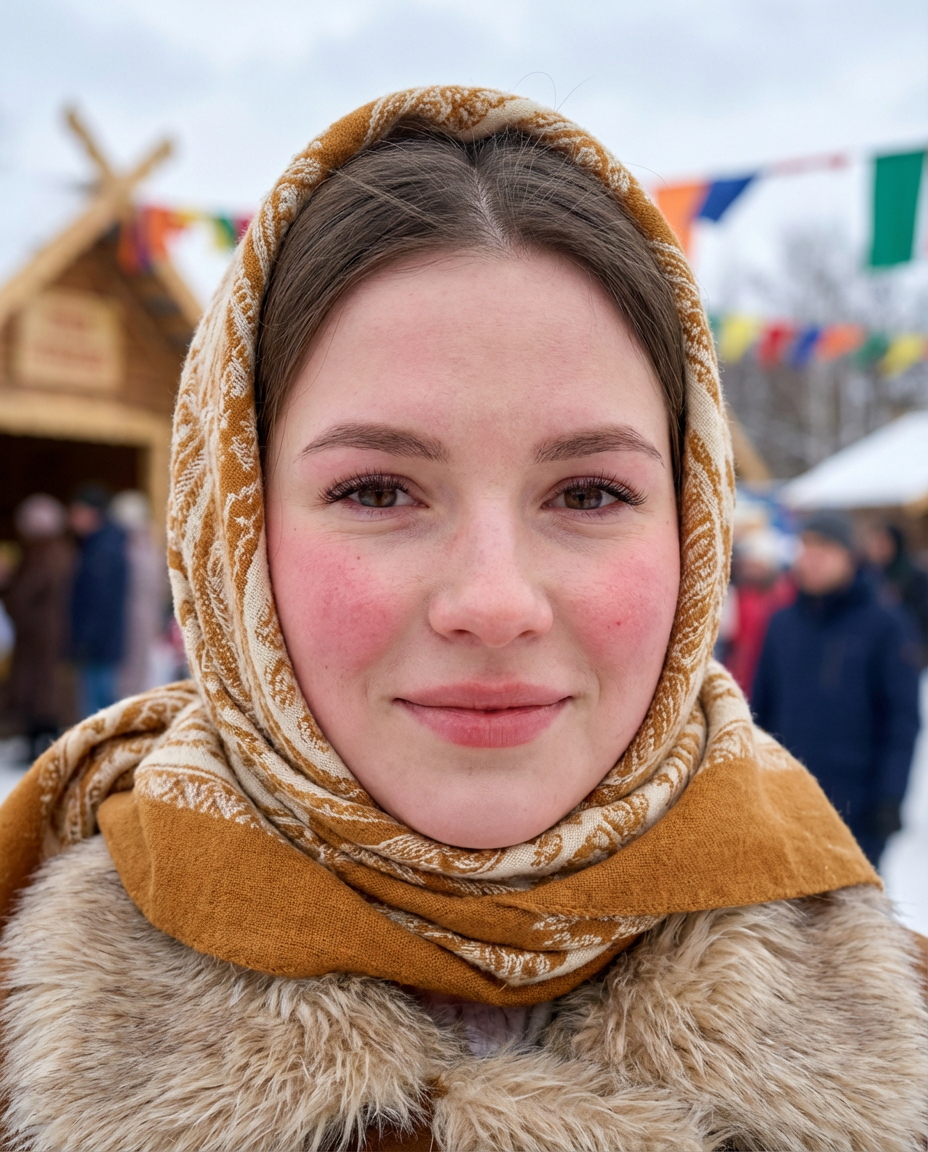 Как красились на Масленицу