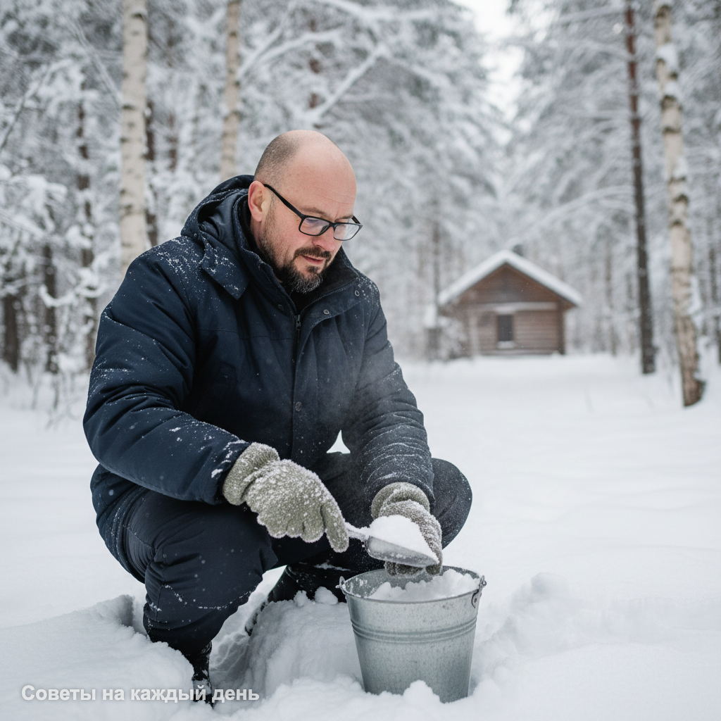 Чистый снег - это дистиллят, подаренный самой природой.