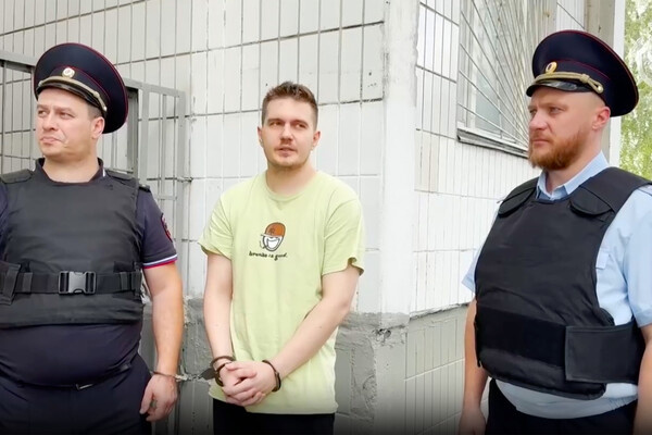 Артем Миссюра во время следственного эксперимента / ГСУ СК России по Московской области   📷