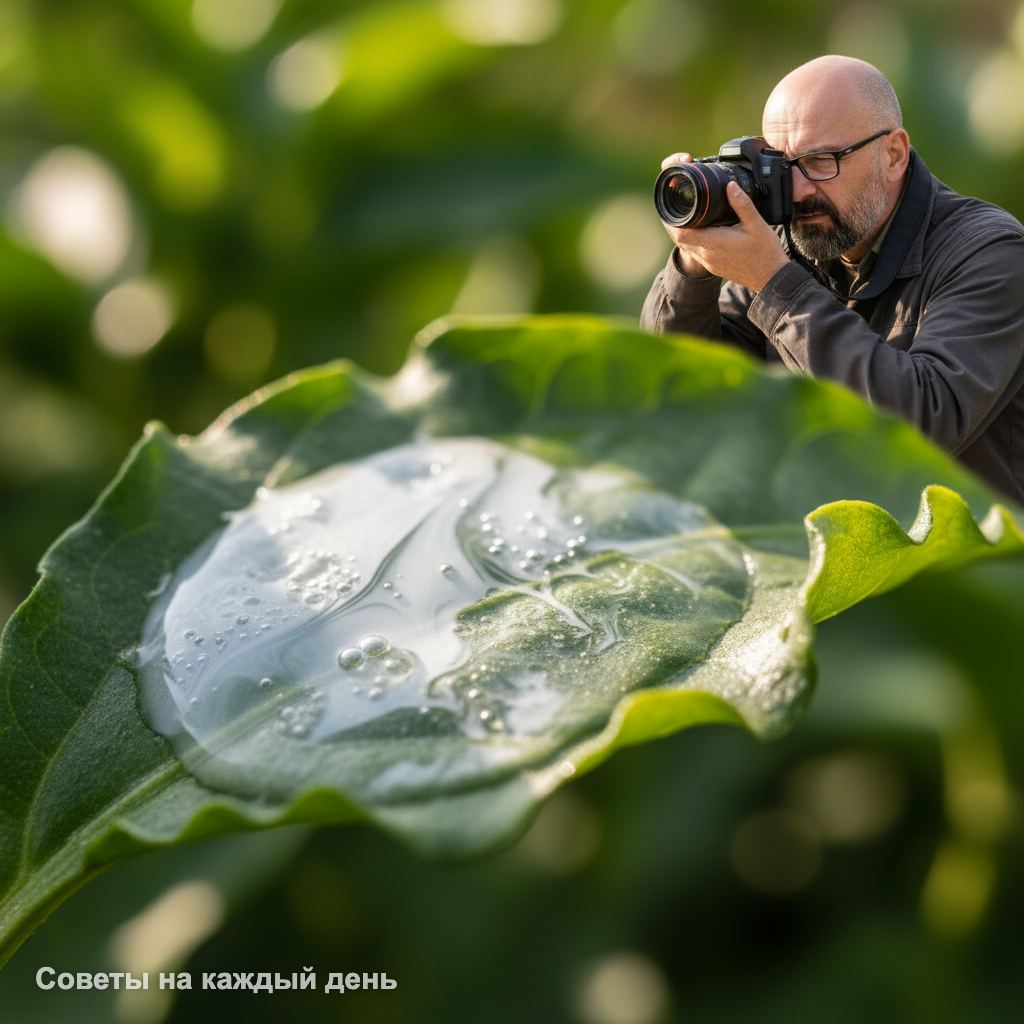 Тончайшая лакто-пленка - это лучший природный антисептик для молодых листьев.