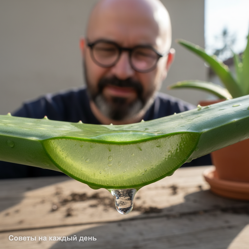 Прозрачный гель алоэ - это концентрат жизненной энергии для ваших будущих растений.