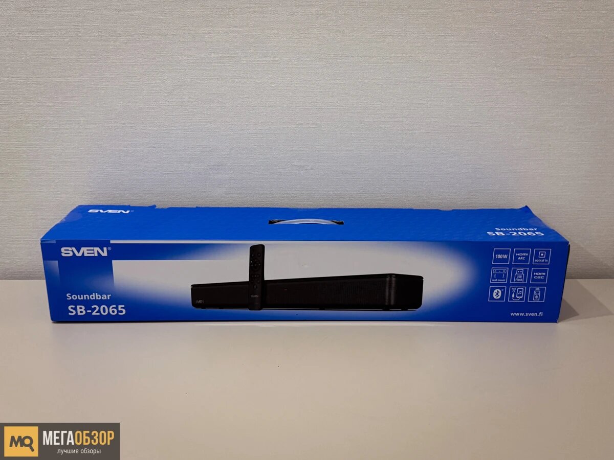    Обзор SVEN SB-2065. Доступный 100 Вт саундбар с HDMI ARC MegaObzor.com