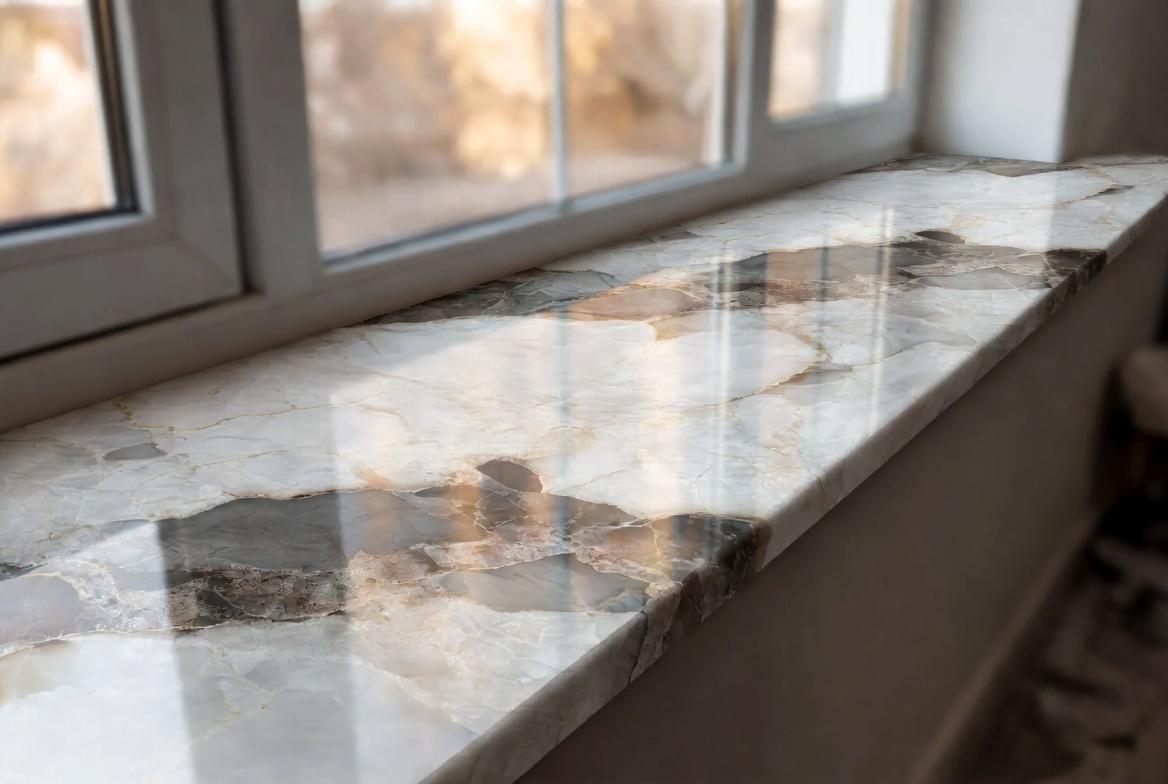 Подоконник на заказ под натуральный камень