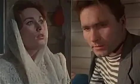 Майя Менглет и Василий Шукшин в фильме "Алёнка".