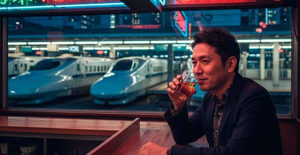 На ЖД нальют и трудоустроят. На японской железнодорожной станции появился бар для тех, кто мечтает уволиться и начать всё заново