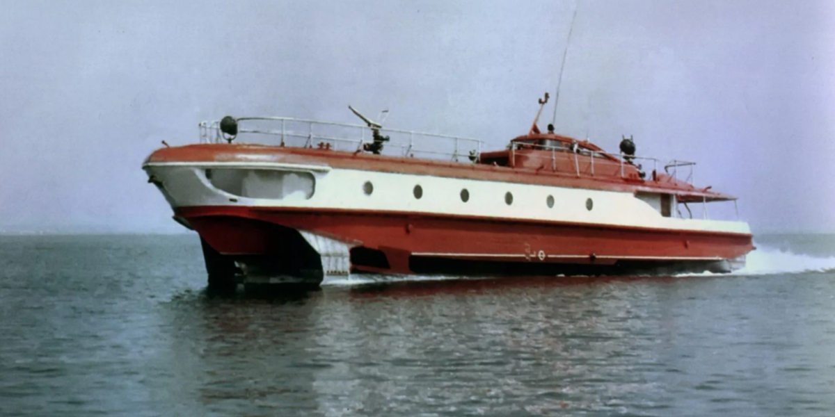 Судно на подводных крыльях Ракета-П.