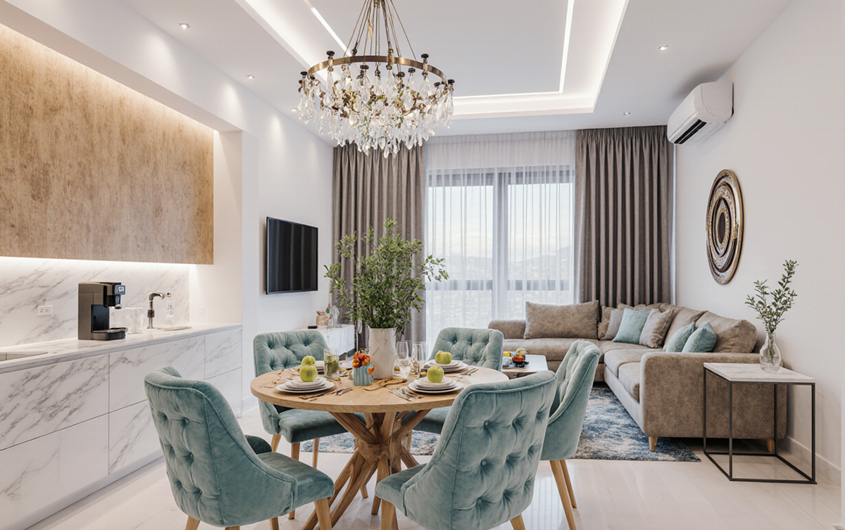 Моя первая работа на обучении дизайнера интерьера