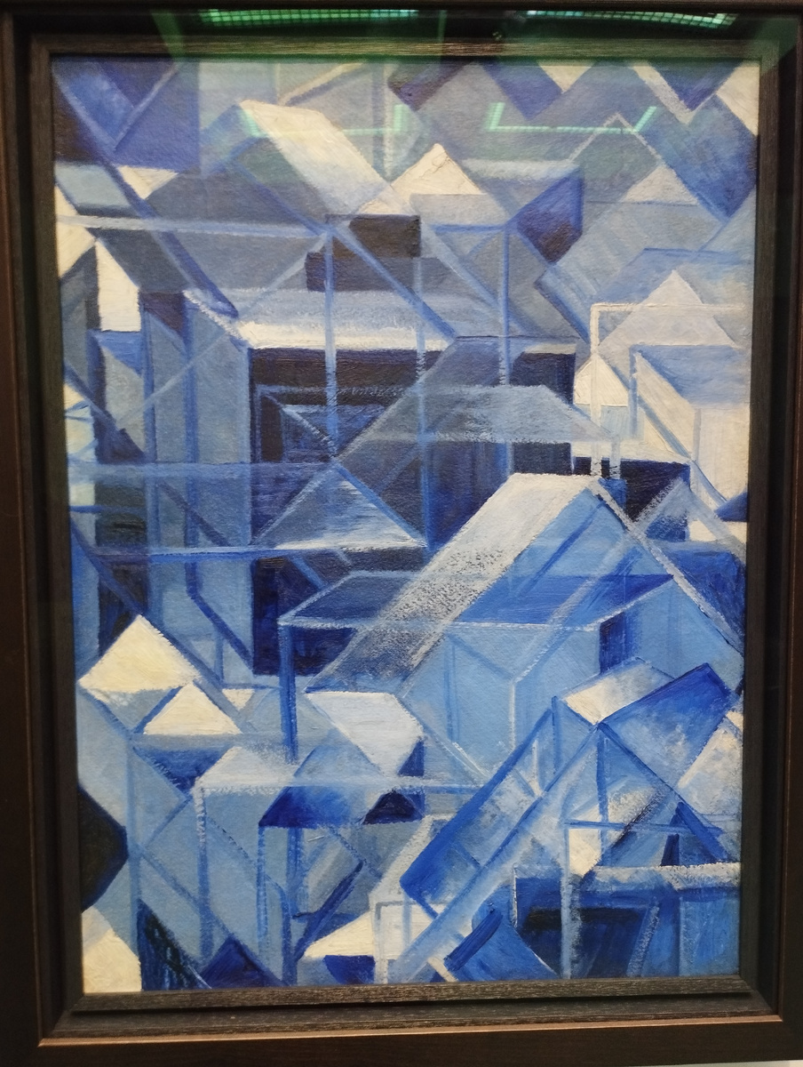 Михаил Матюшин, "Геометризация пространства (Кристалл)" ,1918-1919 (ФОТО АВТОРА)
