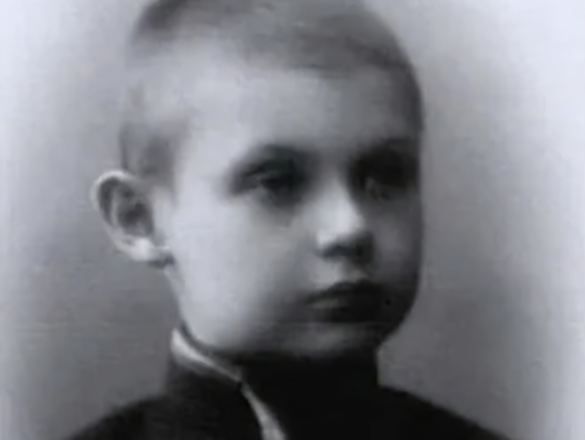 Готлиб Ронинсон в детстве.