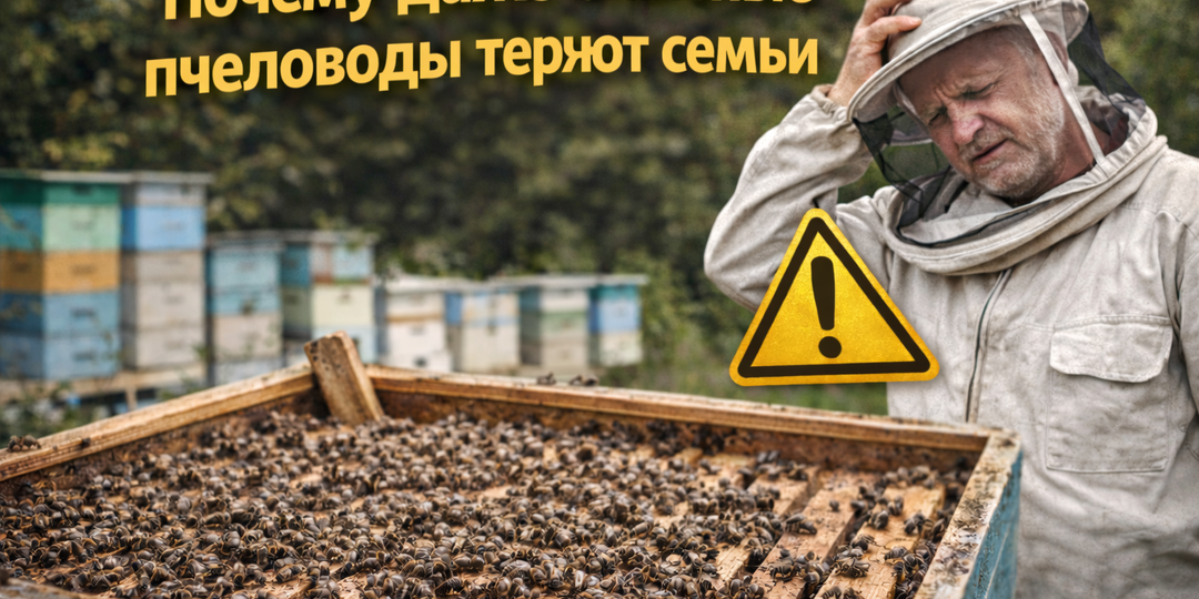 Почему даже опытные пчеловоды теряют семьи — и делают вид, что «так вышло»