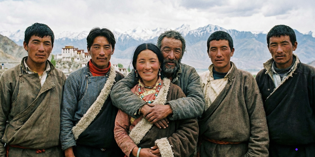Одна жена на пятерых. Зачем в Тибете практикуют многомужество и как они делят супружеское ложе