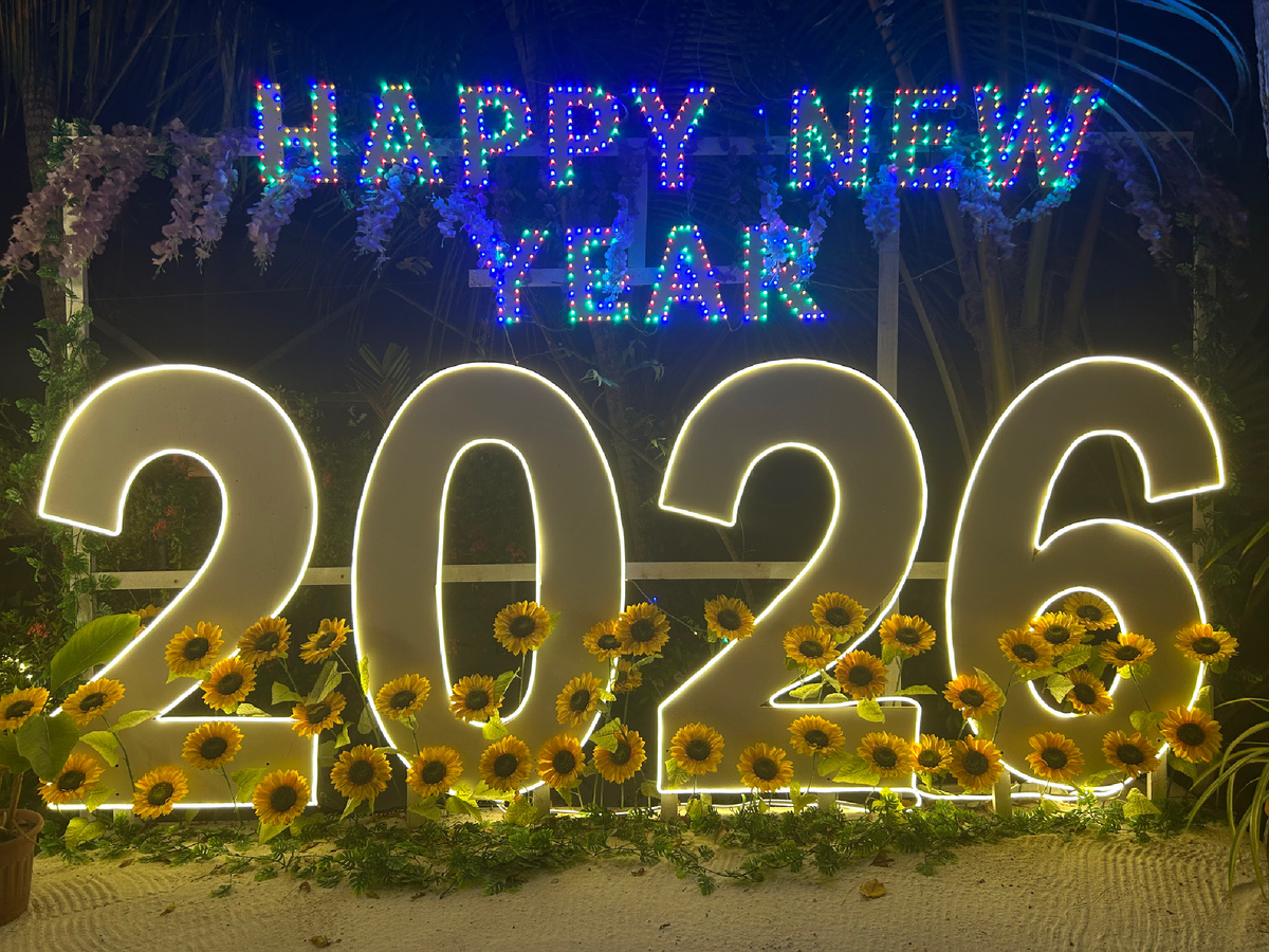 У гестхауса Ocean Beach Maldives. Фото автора