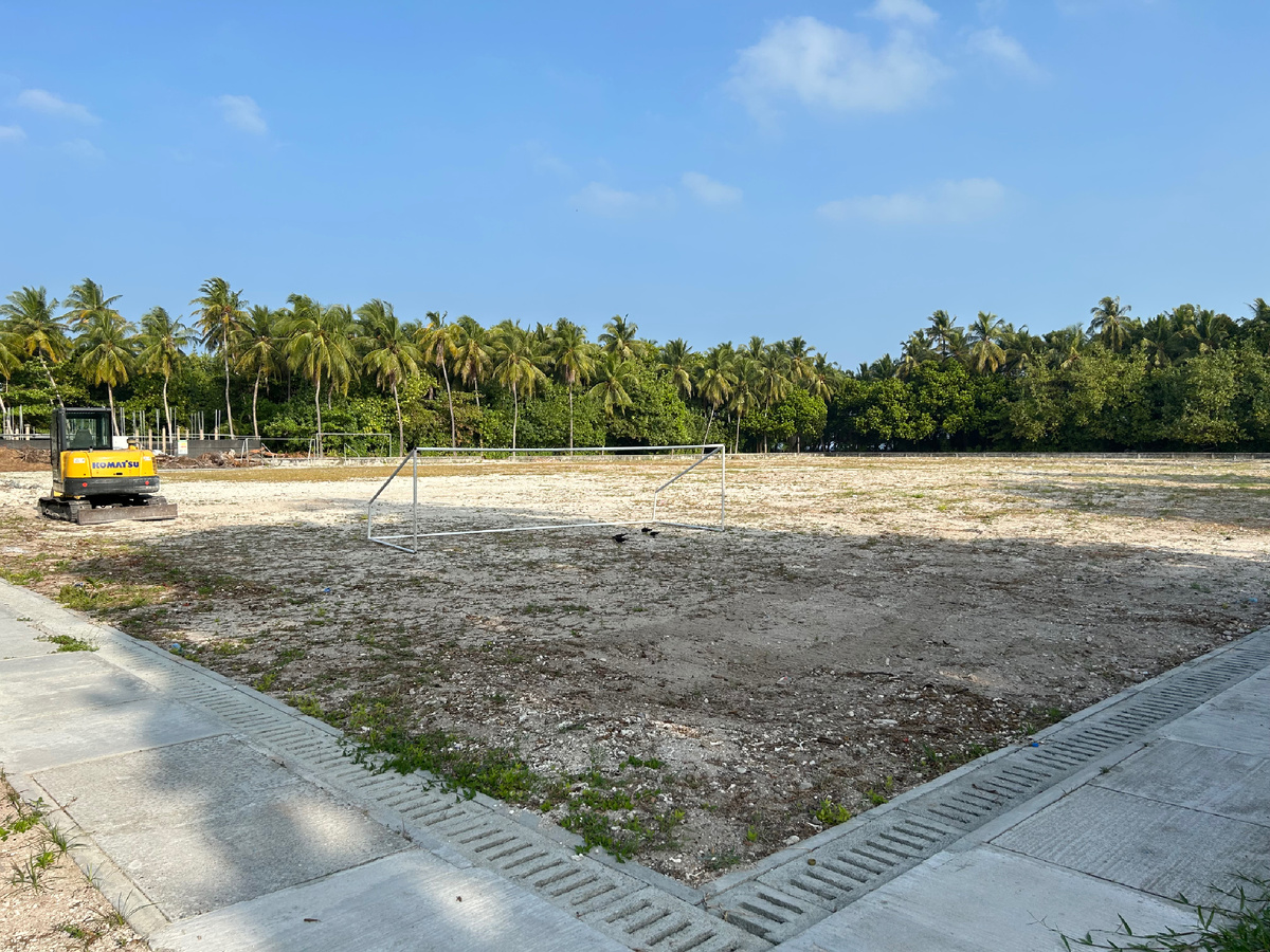 Футбольное поле. Фото автора