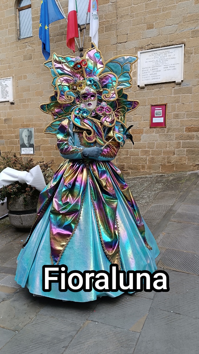На фотографии Королева карнавала 2026 - n. 179 «FIORALUNA» - маска победительница! Фото автора