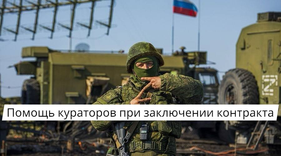 В чем заключается помощь кураторов при заключении контракта