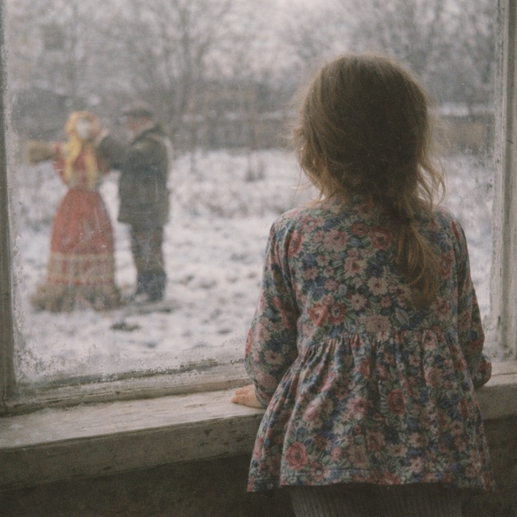 Зима 1996. Подготовка к Масленице 