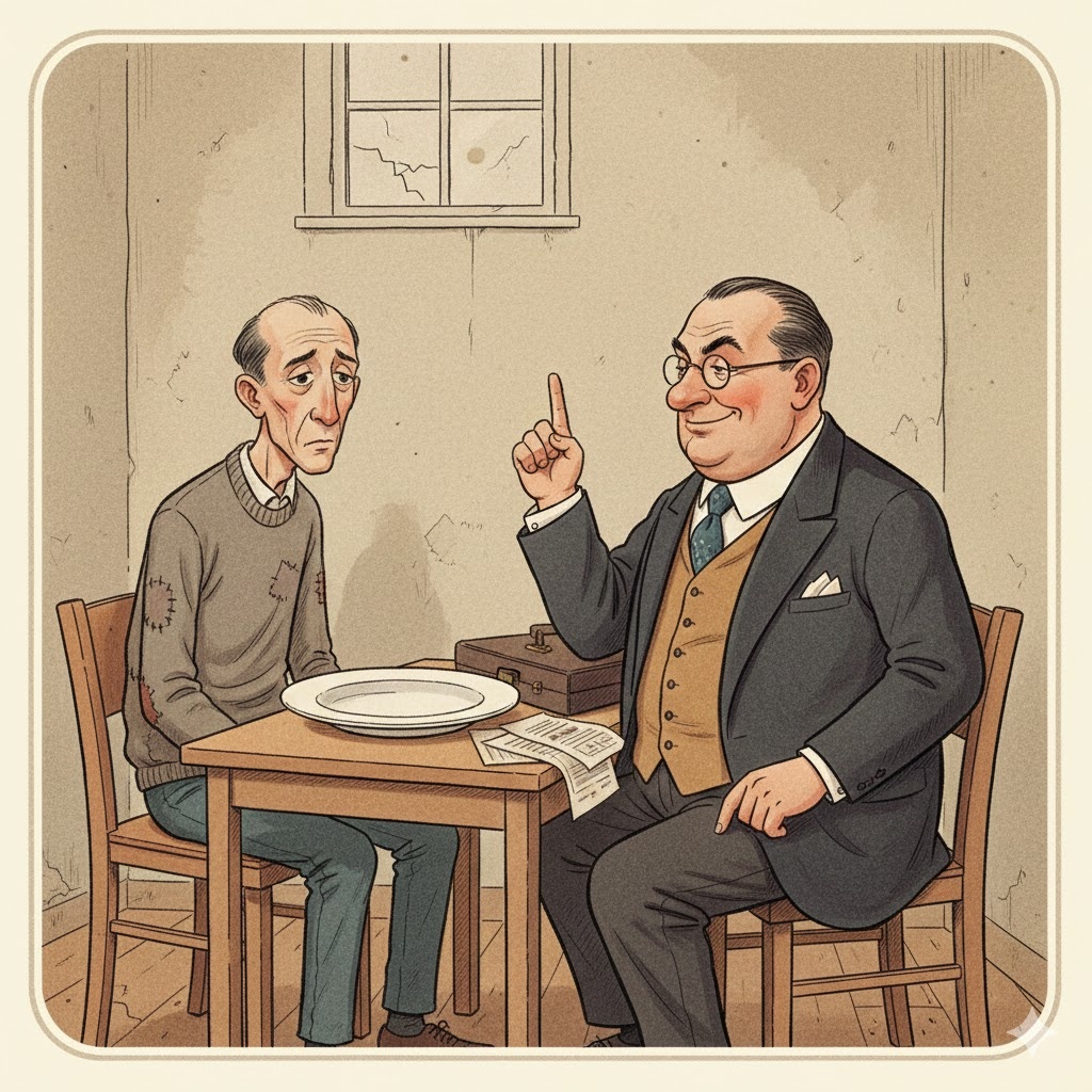 "Совет эксперта", иллюстрация создана сетью Джемини