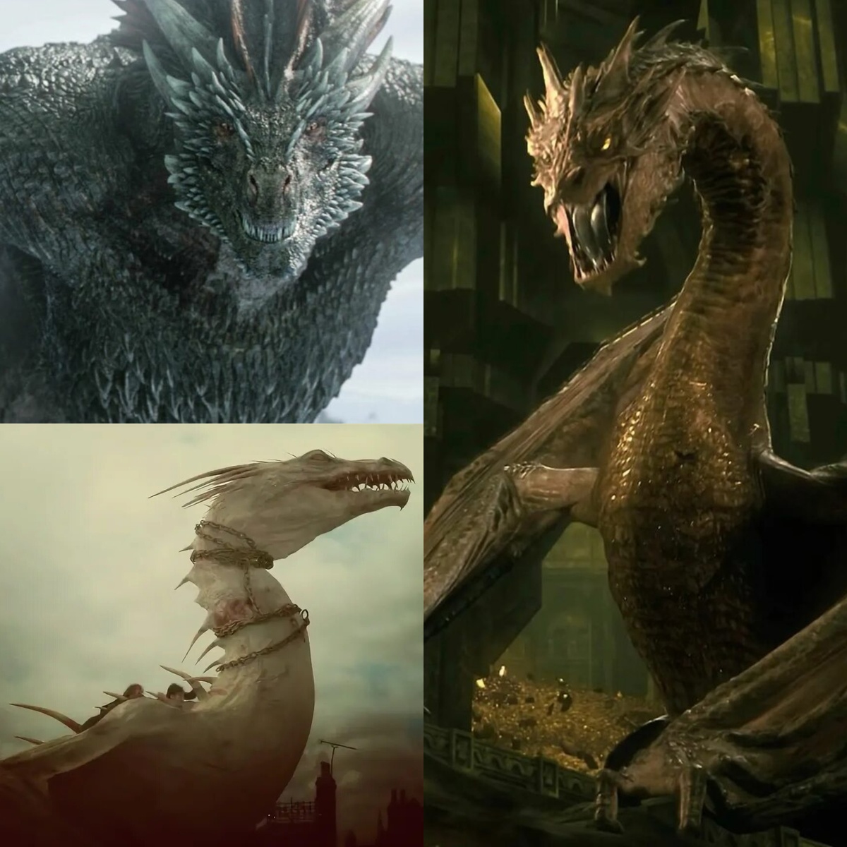 "Игра Престолов" (реж. Дэвид Наттер, Алан Тейлор и др., 2011-2019), "Гарри Поттер и Дары Смерти: Часть II" (реж. Дэвид Йейтс, 2011), "Хоббит: Пустошь Смауга" (реж. Питер Джексон, 2013)