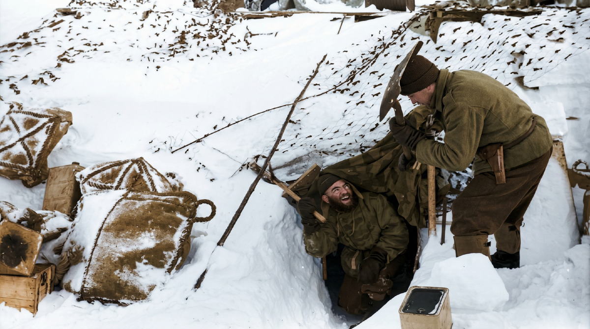 База была замаскирована идеально