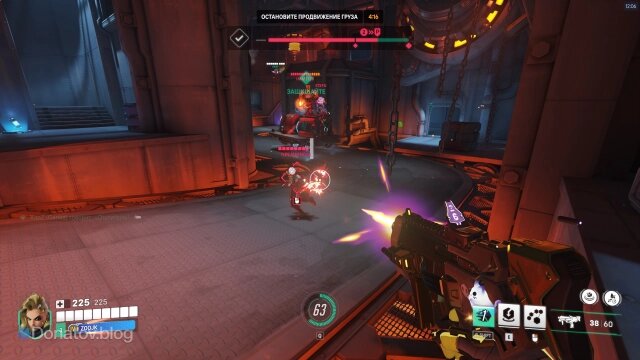    Сомбра атакует Кирико со спины