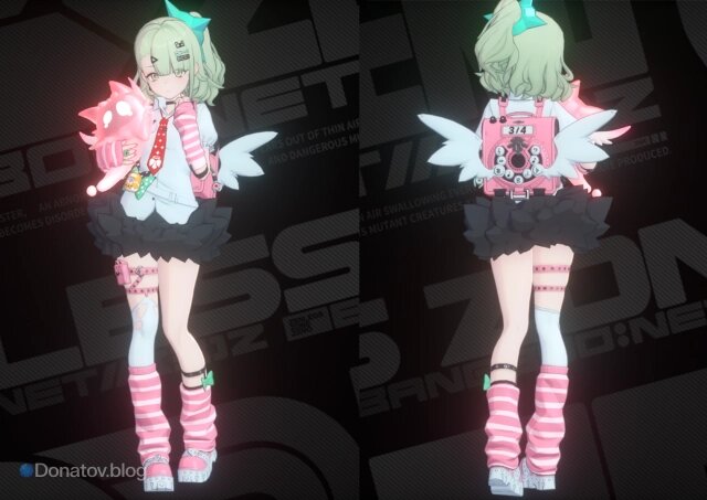    Стандартный скин Санны в ZZZ