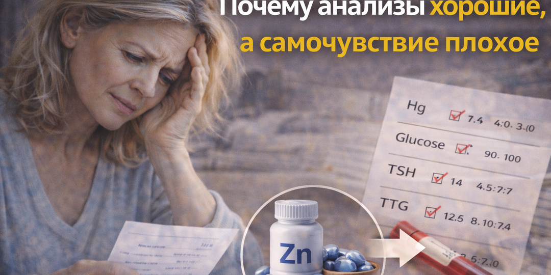 Почему анализы хорошие, а самочувствие плохое,