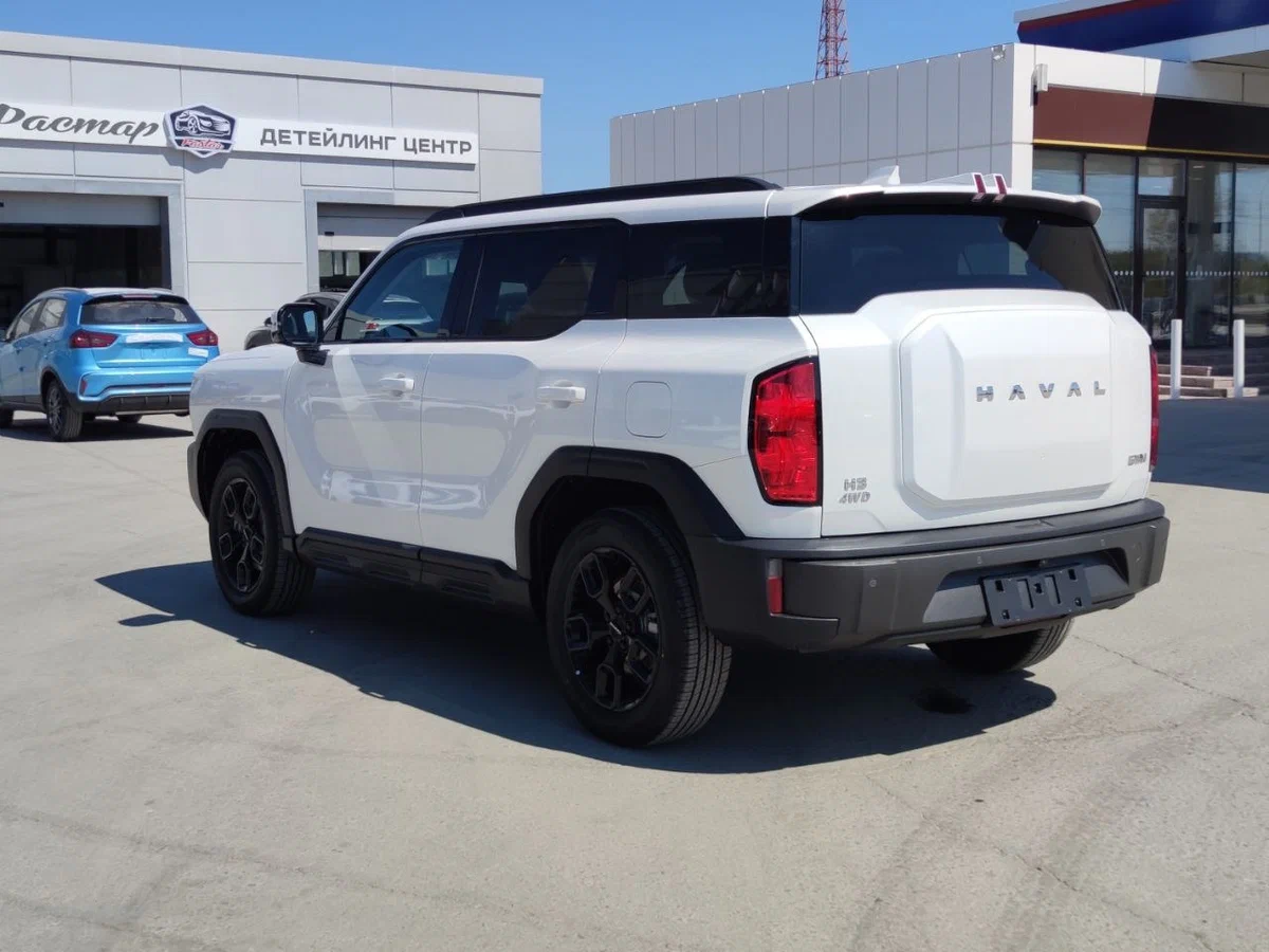 Задняя часть дореформенного кроссовера Haval H3
