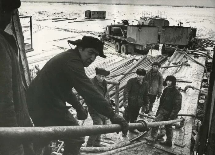 Самотлор. Тюменская обл. 1968 г. Фото: Всеволод Тарасевич.