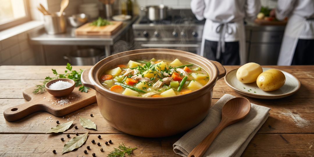 Если суп получился пересоленным, добавьте в него очищенную картофелину и поварите 10 минут