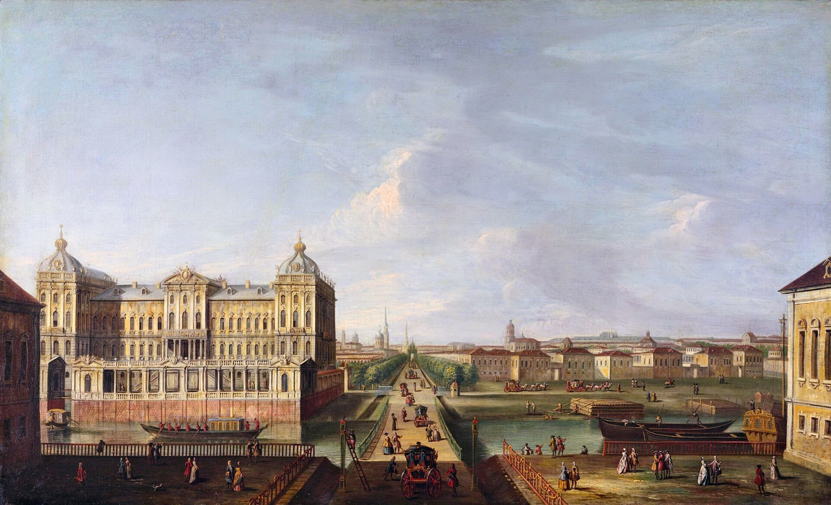 View of the Nevsky Prospekt and the Anichkov Palace, Second Half of the 18th cen